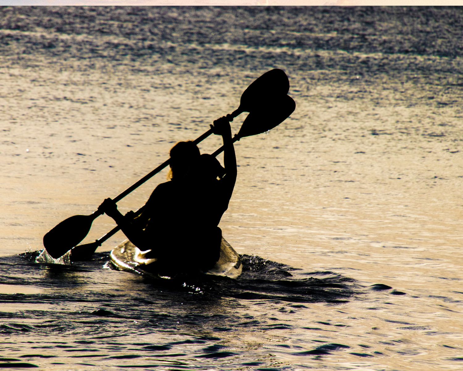 Couple Kayaking in Tahiti
