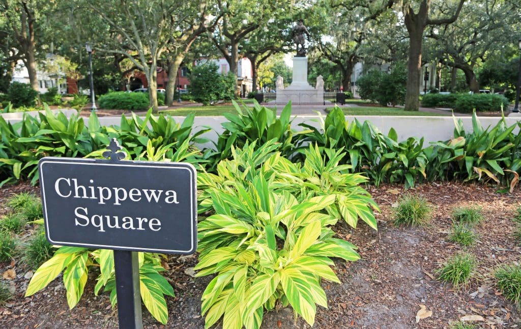 Chippewa Square Savannah, Georgia-min