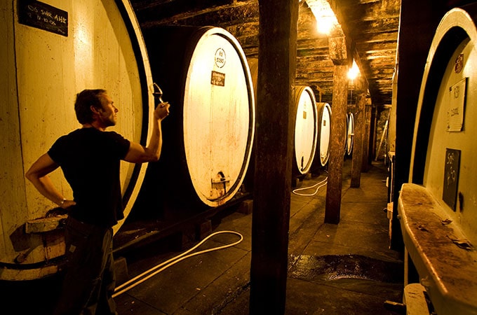 Wine distillery cellar in North East Victoria