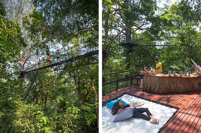Get the heart racing and retreat to the treetops at Hanuman World