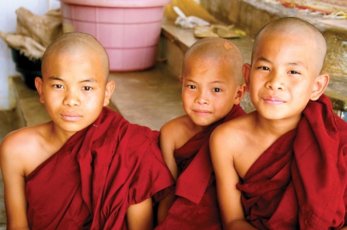 Myanmar - young monks
