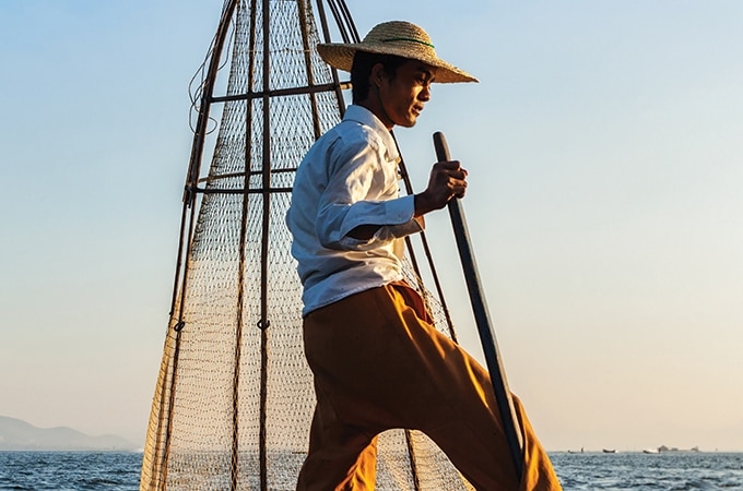 Myanmar - fisherman