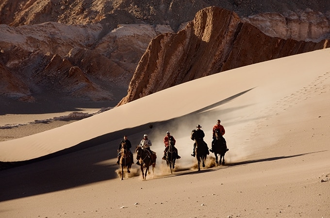 Riding through the Atacama desert is a popular method of exploration