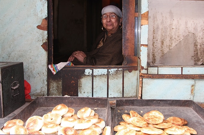  A local bakery in the Old City, Srinagar, Kashmir
