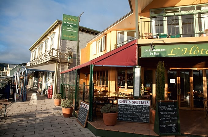 A distinct French ambience in Akaroa
