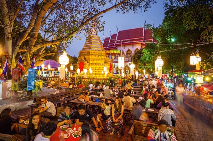  Bustling night markets in Chiang Mai
