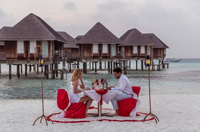 Top off your stay with a sunset dinner-for-two