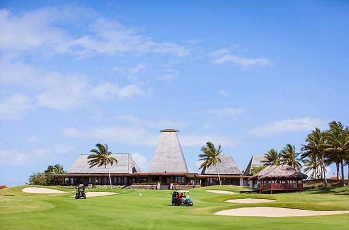 The Natadola Golf Course is home to the Fiji International