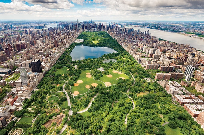 New York Aerial over Central Park