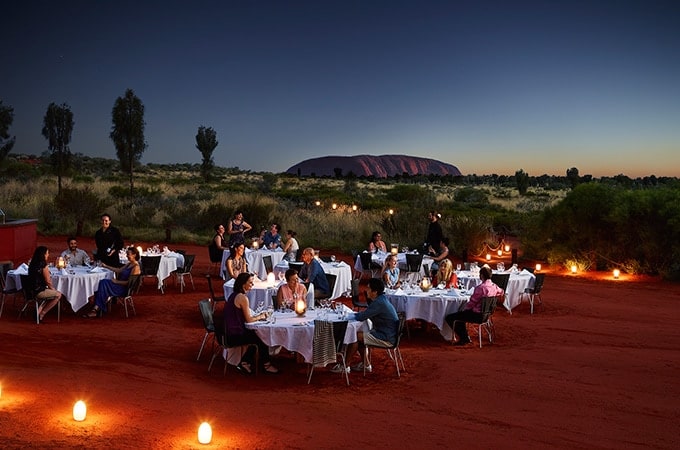 Settle in for dinner under the stars for the Sounds of Silence experience