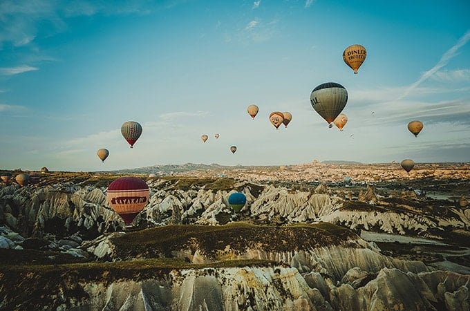 Propose to your love in a hot air balloon in Turkey!