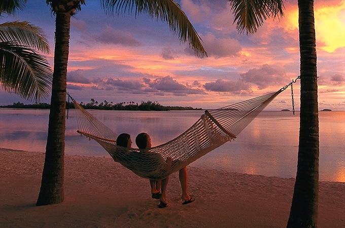 Gorgeous sunsets and pure relaxation in the Cook Islands