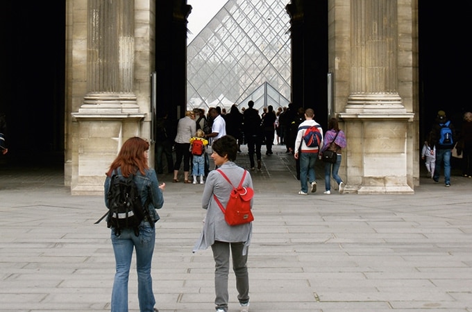Paris A memorable entrance to the Louvre
