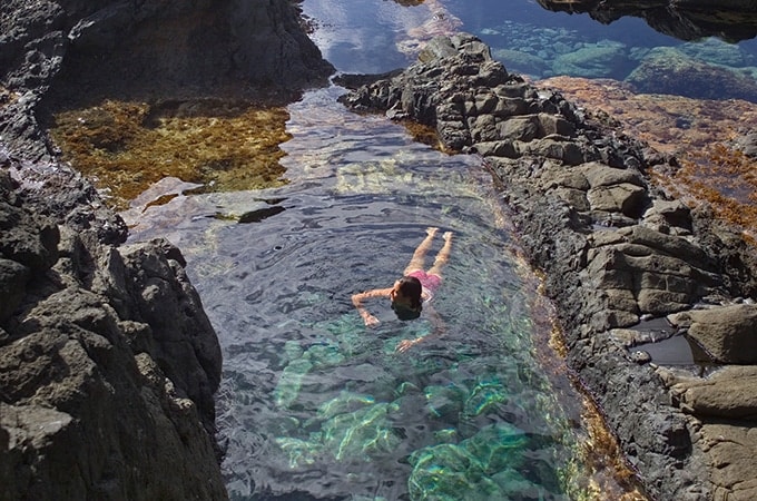Swimming hOle Lorde Howe Isalnd