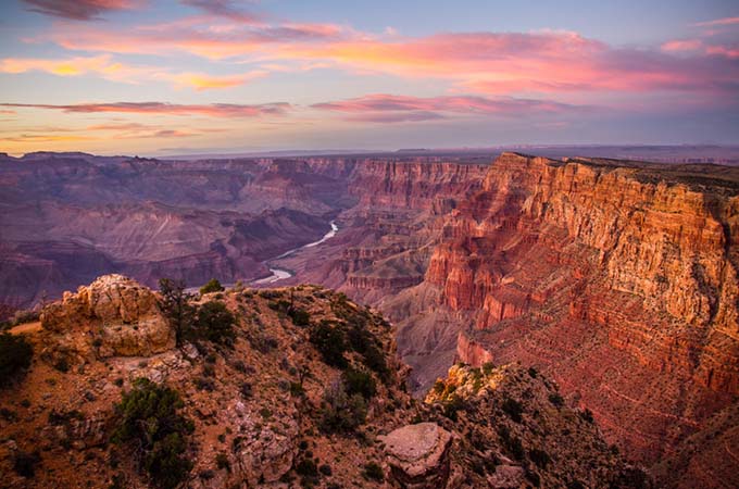 The iconic Grand Canyon