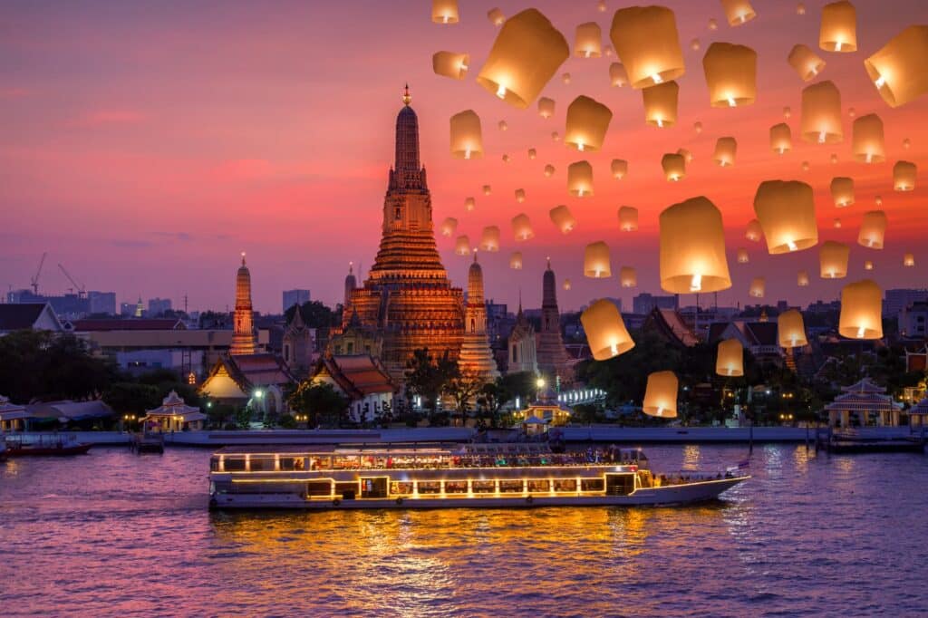 Bangkok is a dynamic honeymoon city.