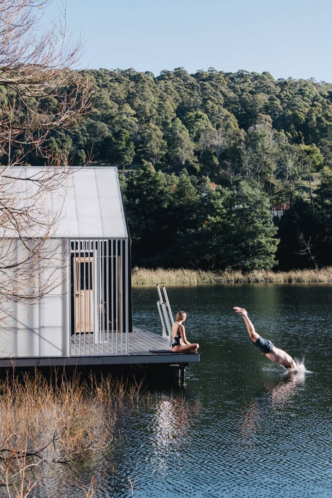 floating sauna