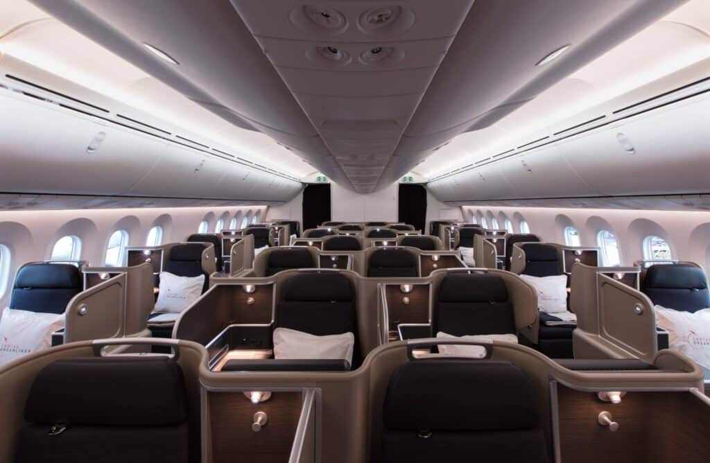 Qantas seats for couples business class