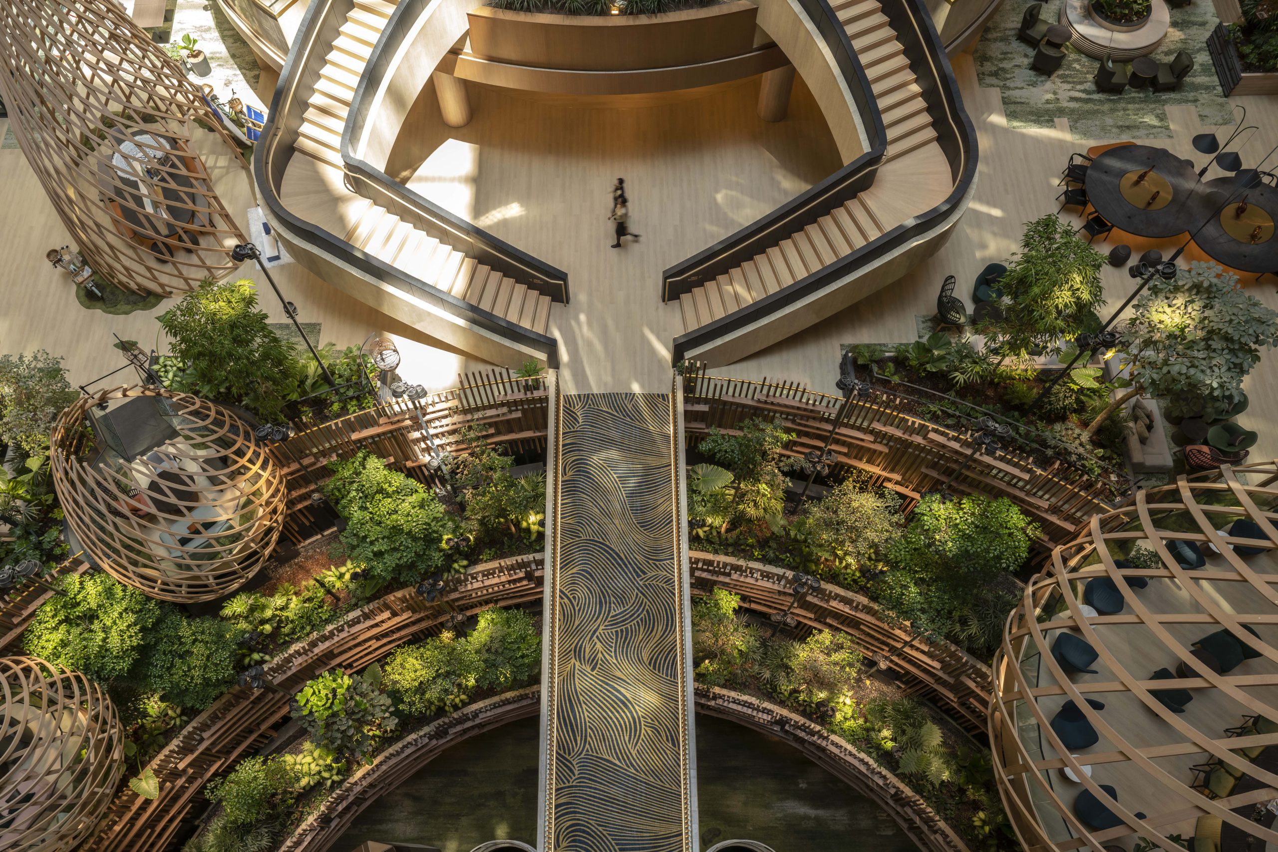 Parkoryal Collection - Marina Bay Singapore - Overhead/aerial view of the lobby