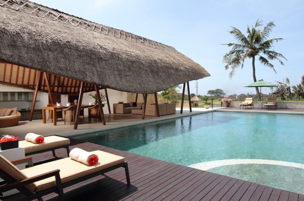 The-Samata-Sanur-Bali-two-bedroom-villa-exterior-with-swimming-pool