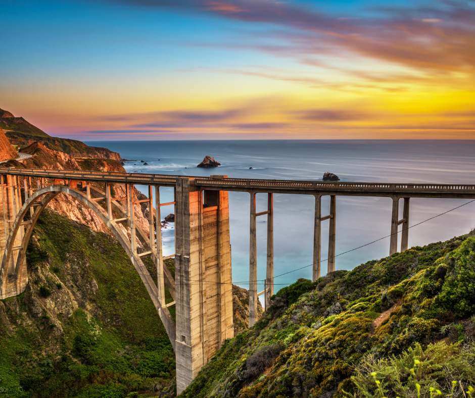 Bixby Bridge Pacific Coast Drive California