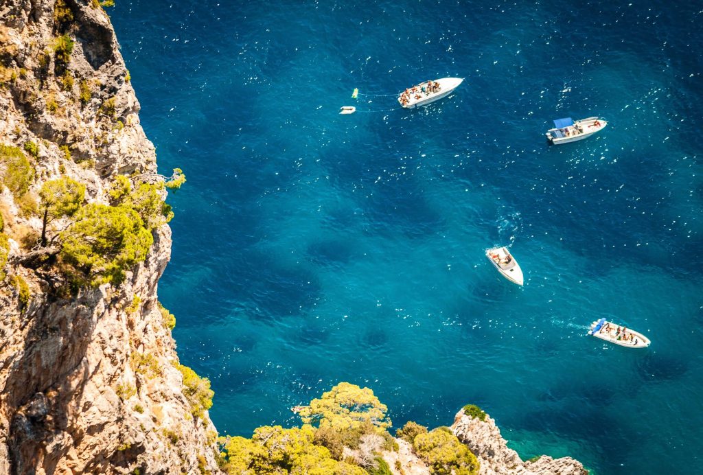 Boats in Capri
