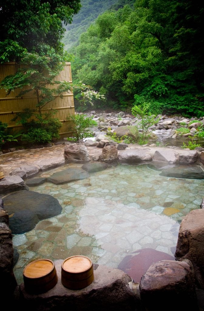 Hakone is famous for its hot springs and onsens