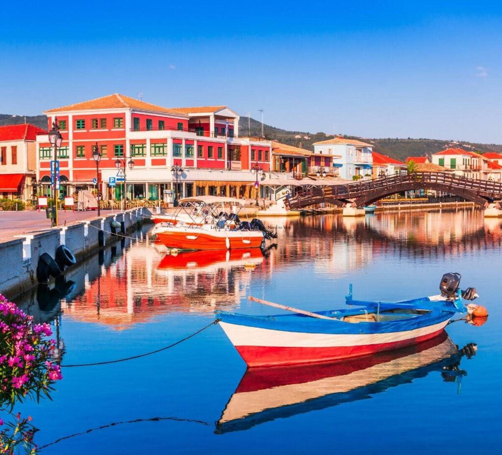 A small marina in Lefkada
