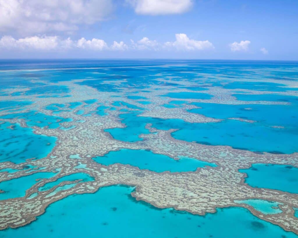 Aerial View Great Barrier Reef