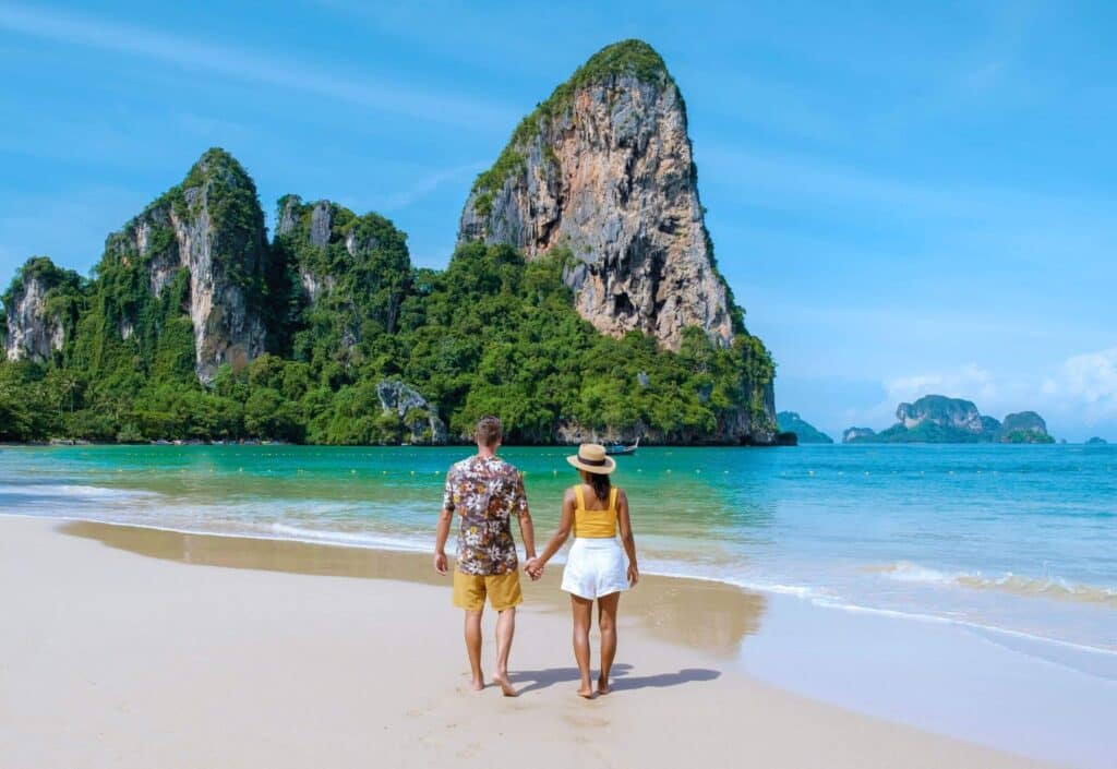 Couple at Railay Beach, Krabi, Thailand