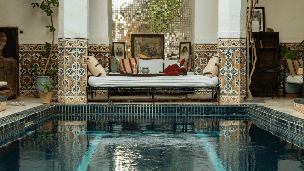 Marrakesh Riad Pool, Morocco