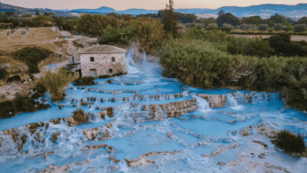 Saturnia Hot Springs in Italy - cover