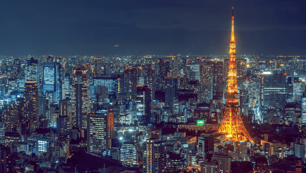 Tokyo-tower-at-night-Japan