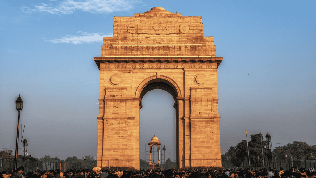 India Gate during Sunset, New Delhi India