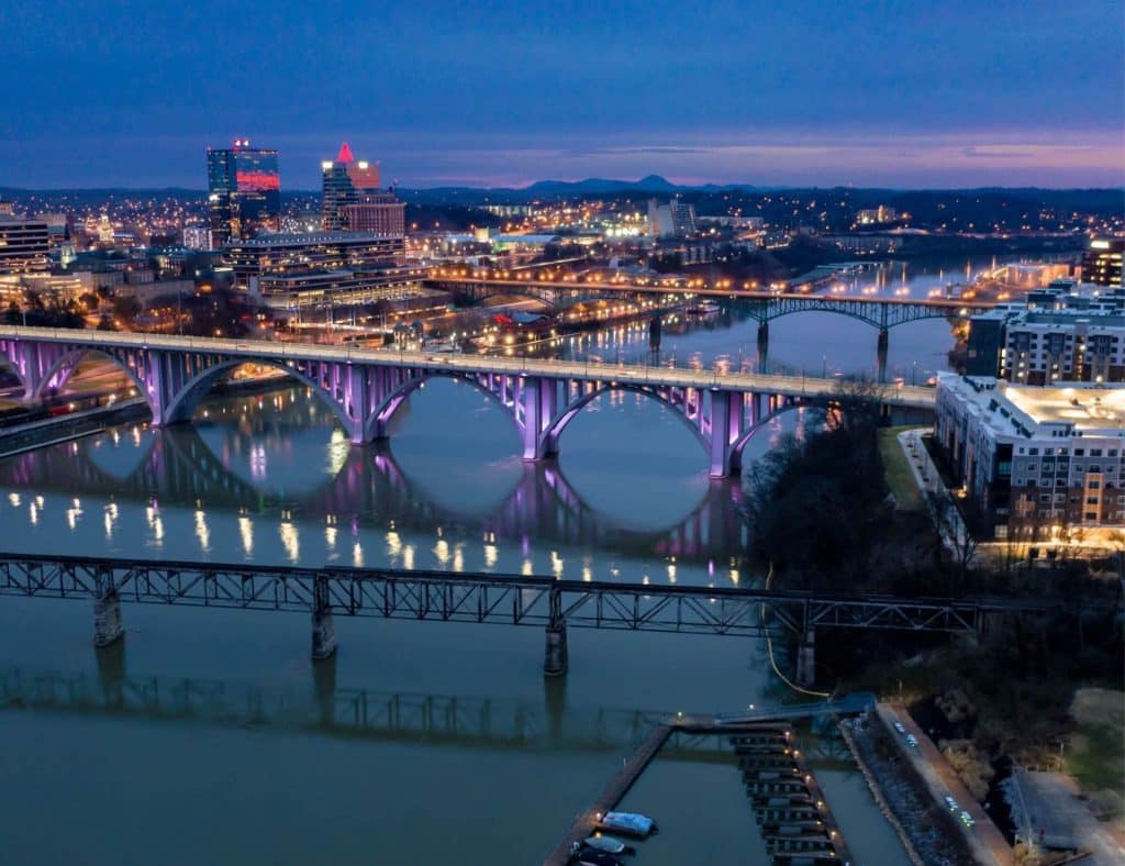 Knoxville before sunrise