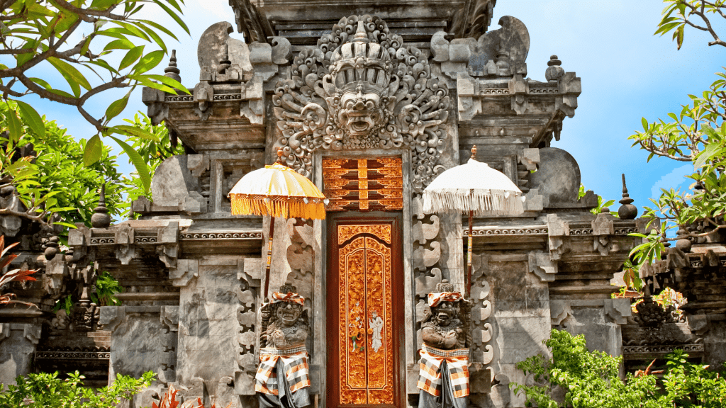 Pura Prasasti Blanjong Temple in Undang, Bali, Indonesia