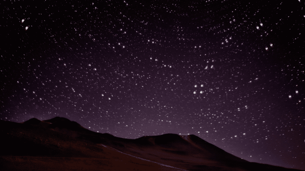 Star trails in Atacama Desert, Chile