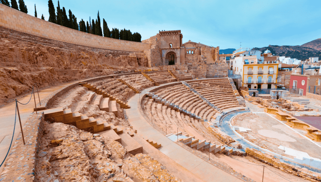 Roman Theater in Cartagena, Spain