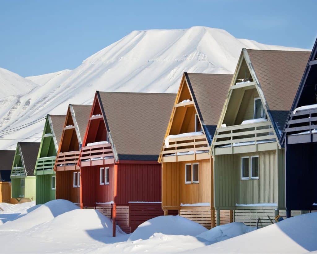 Longyearbyen houses Norway